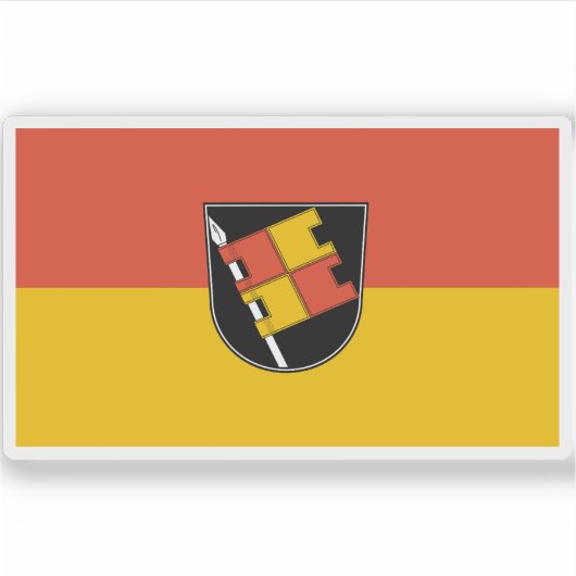 ヴュルツブルク国旗、ドイツ シール (正面)