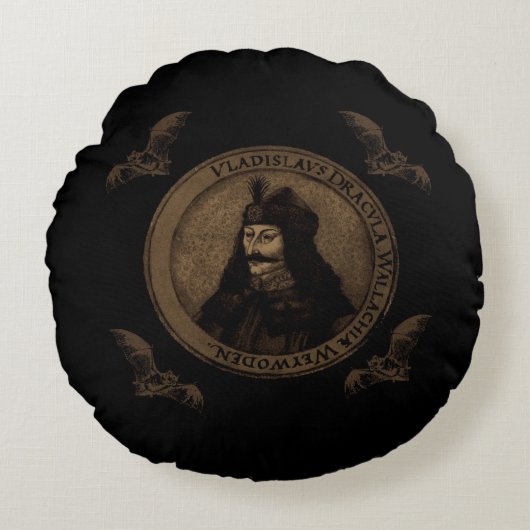 ヴラドドラキュラ伯爵 ラウンドクッション (正面)