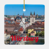 ヴルツブルクGermanyクリスマスオーナメント セラミックオーナメント (裏面)