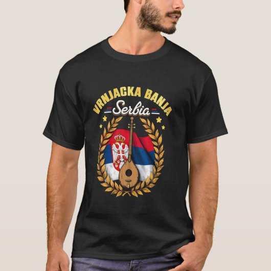 ヴルニャツカ・バニャ セルビア お土産 Tシャツ (正面)