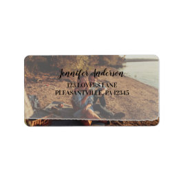 ヴルフェイクムフォトオーバーレイカスタム差出人住所ラ ラベル