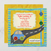 ヴルーム!誕生日招待状 招待状 (正面/裏面)