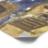 ヴロックスハムブリッジノーフォークブロードスからの眺め ポスター (角)