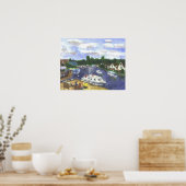 ヴロックスハムブリッジノーフォークブロードスからの眺め ポスター (キッチン)