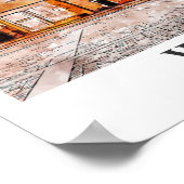 ヴロツワポーランドアートトラベルウォーターの色手描き ポスター (角)