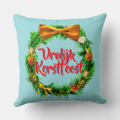 ヴロリークカーストフェストオランダメリークリスマス クッション (裏面)