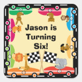 ーカスタムムレーサーのシール スクエアシール (正面)