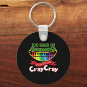 ー幼稚園得日100感じ名のCray Cra キーホルダー (正面)