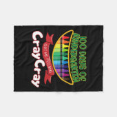 ー幼稚園得日100感じ名のCray Cra フリースブランケット (正面(横))