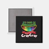 ー幼稚園得日100感じ名のCray Cra マグネット (正面/裏面)