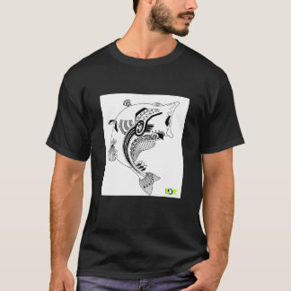 ー跳躍ー黒Tシャツ Tシャツ
