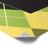 一おもしろいつのゴルフの穴 ポスター (角)