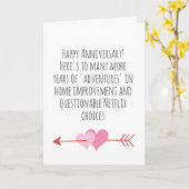 一おもしろい周年記念結婚カード カード (黄色い花)