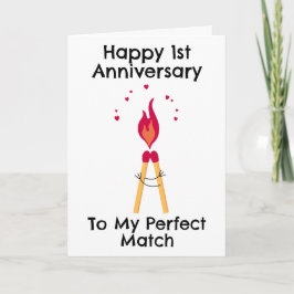 一おもしろい周年記念結婚カード カード