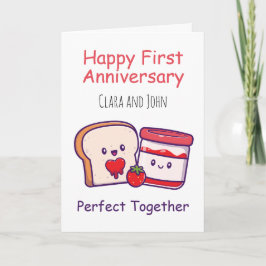 一おもしろい周年記念結婚カード カード