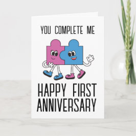 一おもしろい周年記念結婚カード カード