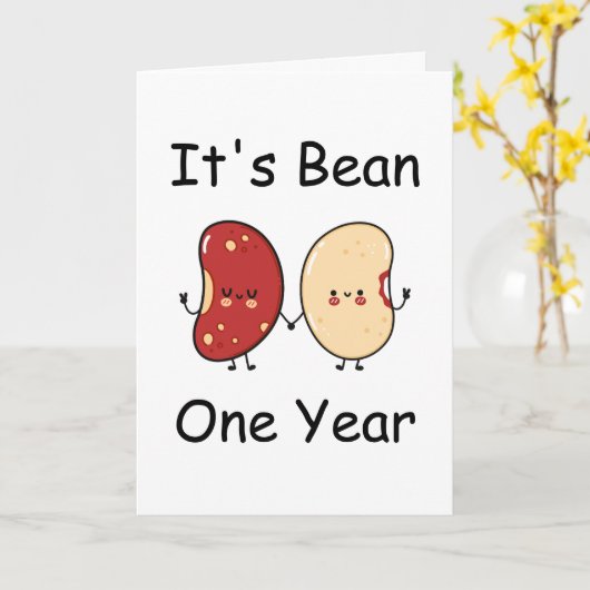 一おもしろい周年記念結婚カード カード (黄色い花)