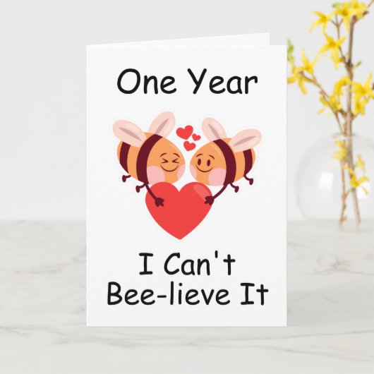 一おもしろい周年記念結婚カード カード (黄色い花)