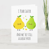 一おもしろい周年記念結婚カード シーズンカード (正面)