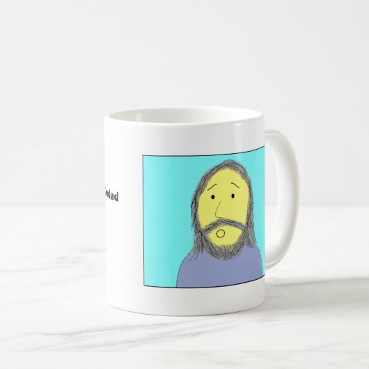 一か八かの知性があるな設計の1 コーヒーマグカップ (正面右)