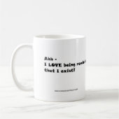 一か八かの知性があるな設計の1 コーヒーマグカップ (左)