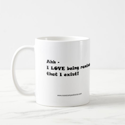 一か八かの知性があるな設計の1 コーヒーマグカップ (左)