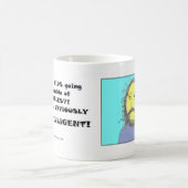 一か八かの知性があるな設計の2 コーヒーマグカップ (中央)