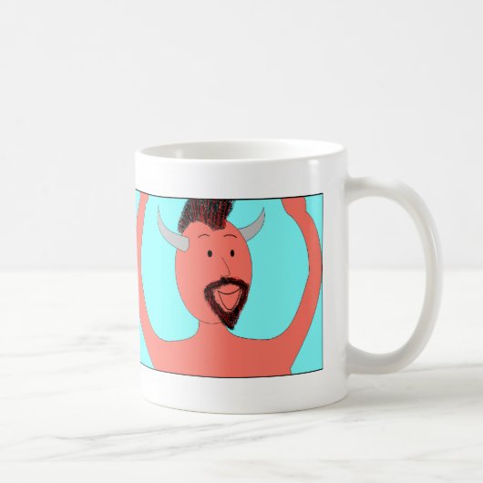 一か八かの知性があるな設計の3 コーヒーマグカップ (右)