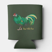 一つおもしろいになるな。悪い態度の雄鶏 缶クーラー (裏面)