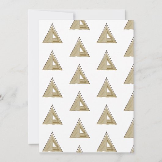 一つおもしろいの素朴幸福なキャンパーの退職 招待状 (裏面)