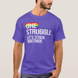 一つになって闘おう Tシャツ
