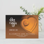 一つになる2つのハート - ゴールド（バージョン5） セーブザデート (スタンド正面)