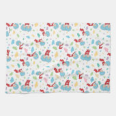 一つのこと二つの甘いものパターン キッチンタオル (横)