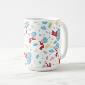 一つのこと二つの甘いものパターン コーヒーマグカップ (正面右)