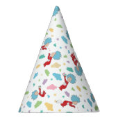 一つのこと二つの甘いものパターン パーティーハット (右)