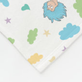 一つのこと二つの甘いものパターン フリースブランケット (角)