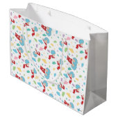 一つのこと二つの甘いものパターン ラージペーパーバッグ (裏面アングル)