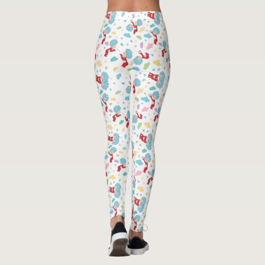 一つのこと二つの甘いものパターン レギンス (裏面)