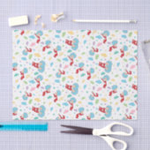 一つのこと二つの甘いものパターン 薄葉紙 (クラフト)