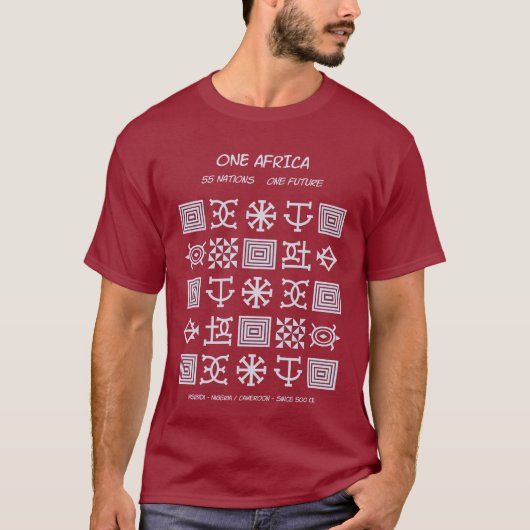 一つのアフリカ – ンシビディ – ナイジェリア & カメルーン - Tシャツ (正面)