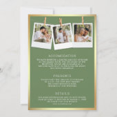 一つのカトリック教徒の中で十字架結婚を築く 招待状 (裏面)