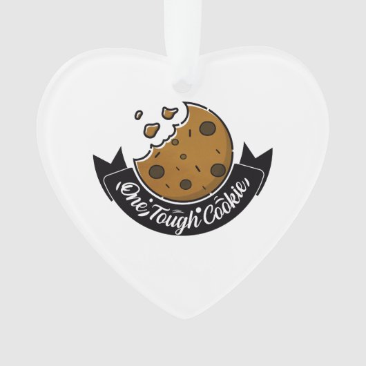 一つのタフなクッキー オーナメント (正面)