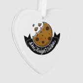 一つのタフなクッキー オーナメント (正面)