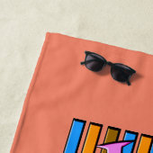 一つのチケットを認める – 80年代 ビーチタオル (インサイチュ)