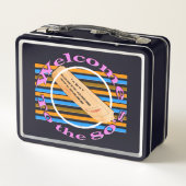 一つのチケットを認める – 80年代 メタルランチボックス (裏面)