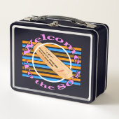一つのチケットを認める – 80年代 メタルランチボックス (正面)