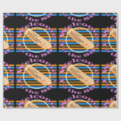 一つのチケットを認める – 80年代 ラッピングペーパー (フラット)