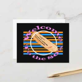 一つのチケットを認める – 80年代 案内ポストカード