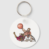 一つのバスケットボールで一つ キーホルダー (正面)