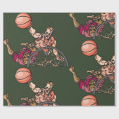 一つのバスケットボールで一つ ラッピングペーパー (フラット)